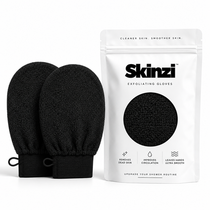 Skinzi™ Exfoliating Shower Gloves