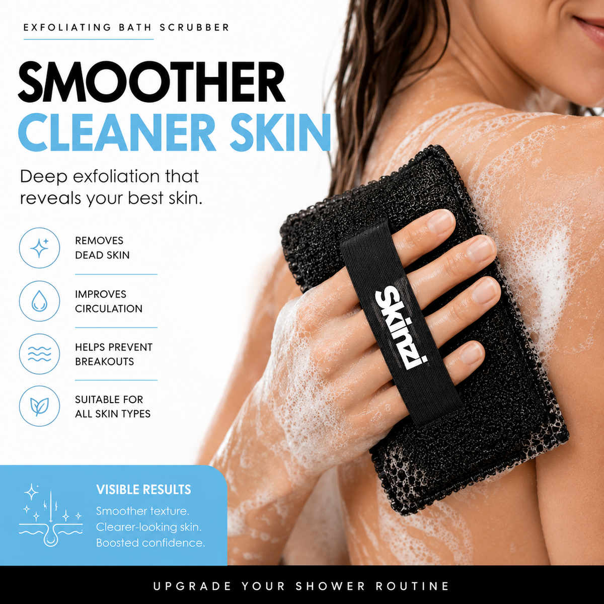 Skinzi™ Exfoliating Scrubber (2pc)