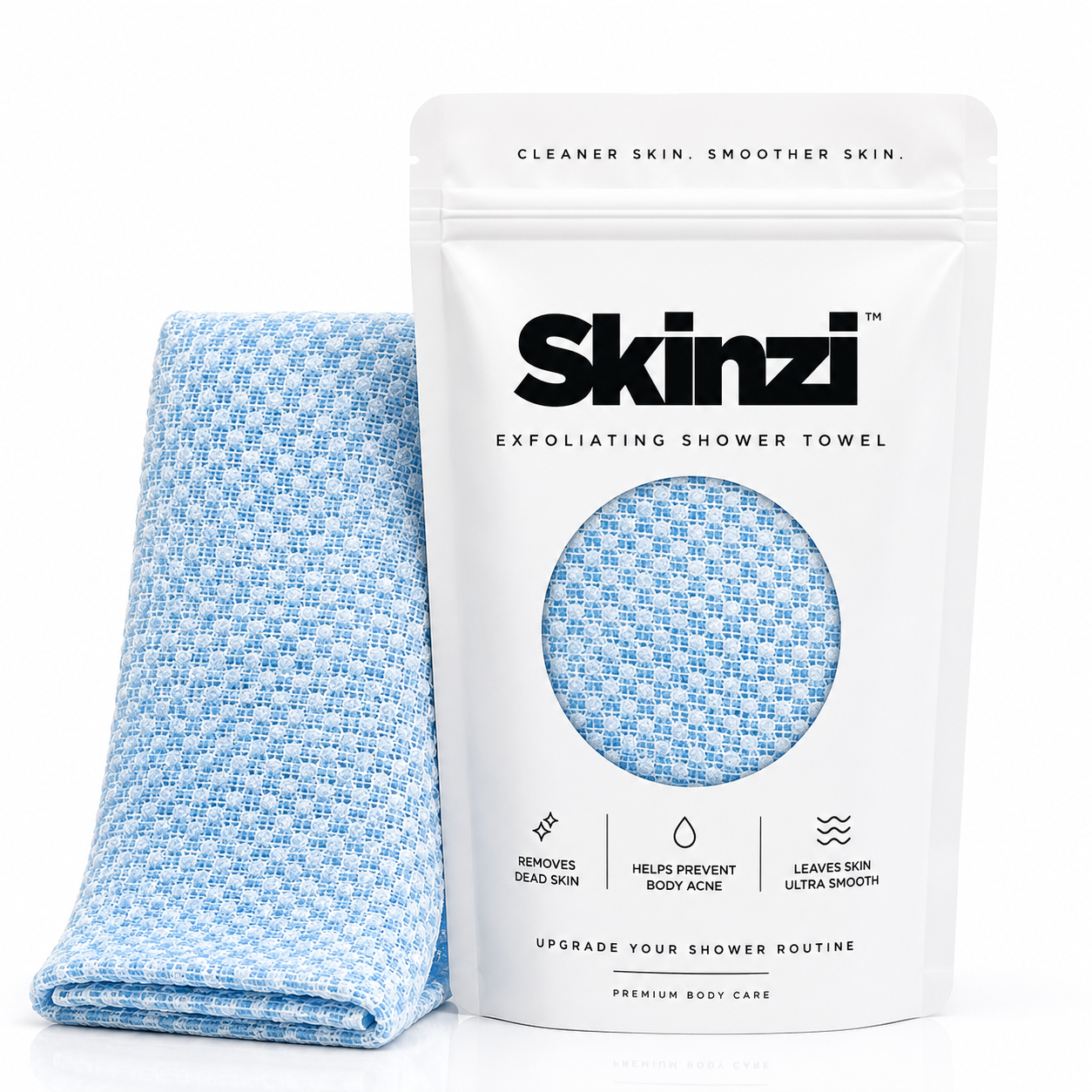 Skinzi™ Exfoliating Antibacterial Shower Towel