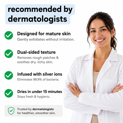 Skinzi™ Exfoliating Antibacterial Shower Towel