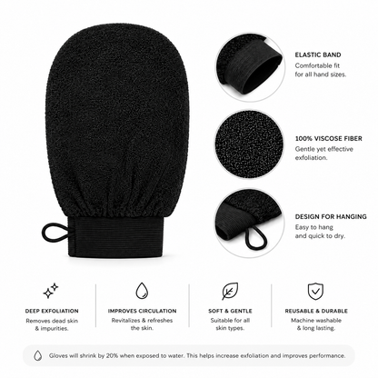 Skinzi™ Exfoliating Shower Gloves